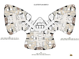 Floor Plans Cluster Plan (BMR 1)