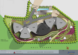 Site Plan Boomerang Residences Residential Noida