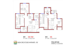 Floor Plans 1 & 1.5 BHK
