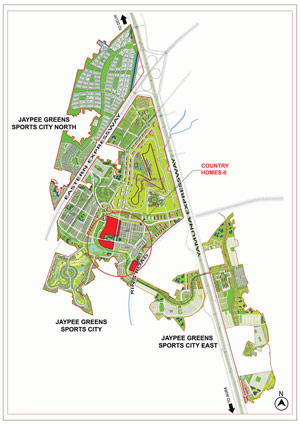 Country Homes - 2 Location Map