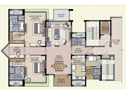 Floor Plans 3-BHK--EVEN-FL-UNIT