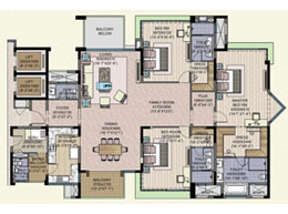 Floor Plans 3-BHK-ODD-FL-UNIT