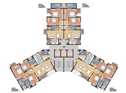 Floor Plans Cluster Plan Tower B/B1, G+32/38