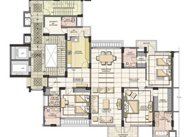 Floor Plans 3 BHK Apartment