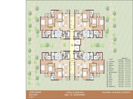 Floor Plans E-TYPICAL-CLUSTER-PLAN