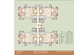 Floor Plans F-LOWER-PENTHOUSE-CLUSTER-PLAN