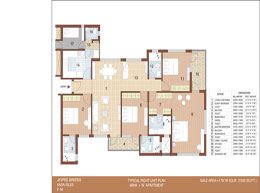 Floor Plans F-TYPICAL-RIGHT-UNIT-PLAN