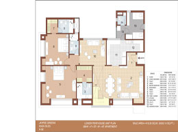 Floor Plans H-LOWER-PENTHOUSE-UNIT-PLAN