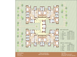 Floor Plans A-TYPICAL-CLUSTER-PLAN