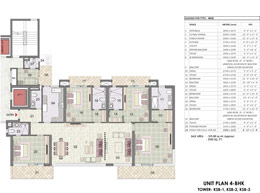 Floor Plans Tower KBS 4 BHK