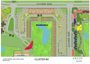 Site Plan Kasablanca Towers Residential Noida