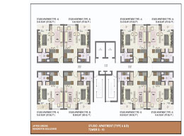 Floor Plans Studio Apartment+Type A & B