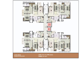 Floor Plans 3 BHK+W+2T+Type A & B