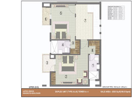 Floor Plans Duplex Unit Upper level-2055 Sq. ft.