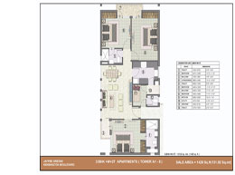 Floor Plans 3 BHK+W+2T-1420 Sq. ft.