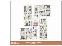 Floor Plans 3 BHK+W+2T+3 BHK+W+3T