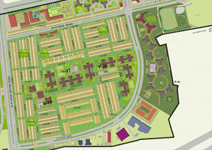 Site Plan Kensington Park Plot Ph 1 Noida