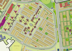 Site Plan Kensington Park Plot Ph 2 Noida