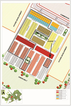 Site Plan Kensington Park Plots Residential Wish Town Agra