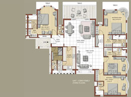 Floor Plans Third Floor-4BHK+Family