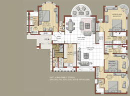 Floor Plans 4th, 6th, 7th, 10th, 12th, 15th