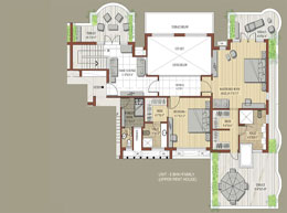 Floor Plans Upper Pent House-5BHK+Family