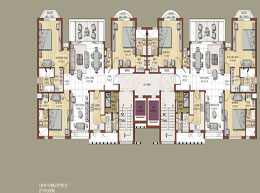 Floor Plans Fifth Floor 3 
BHK+Family( Type D)