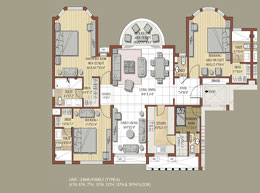 Floor Plans 4th, 6th, 7th, 10th, 12th, 15th&