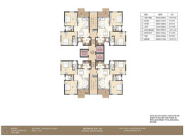 Floor PLAN Block K 2 BHK - Floor Plan