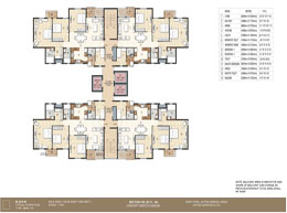 Floor Plan Block N 3BHK + W - Floor Plan