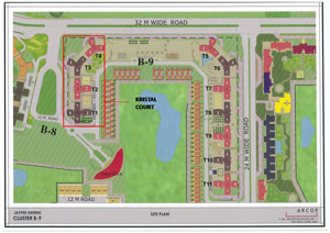 Site Plan Kristal Court Residential Noida
