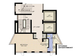 Floor Plans 1BR UNIT-17th, 18th & 19th floor