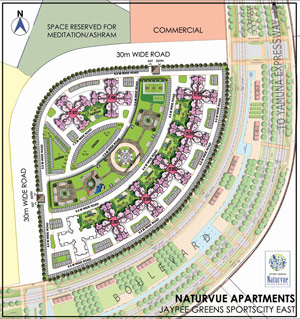 Site Plan Naturvue Apartments Sports City