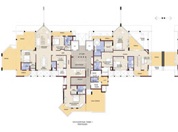 Floor Plans Tower 1-14th floor Penthouse