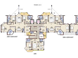 Floor Plans Tower 1 & 3