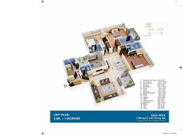 Floor Plans 3BR+1WORKER