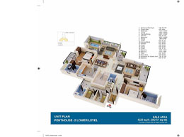 Floor Plans PENTHOUSE-2LOWER LEVEL