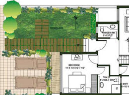 Floor Plans Golf Facing-Ground Floor