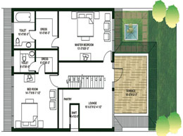 Floor Plans Golf Facing-1st Floor