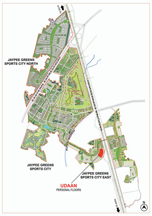 Udaan Location Map