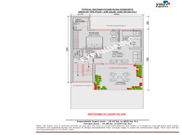 Floor Plans Second Floor 140 Sq. Mts.