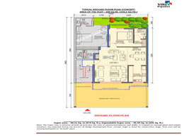 Floor Plans Ground Floor 200 Sq. Mts.