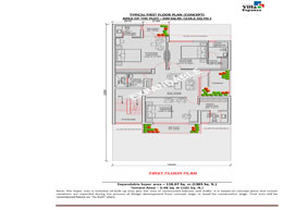 Floor Plans First Floor 200 Sq. Mts.